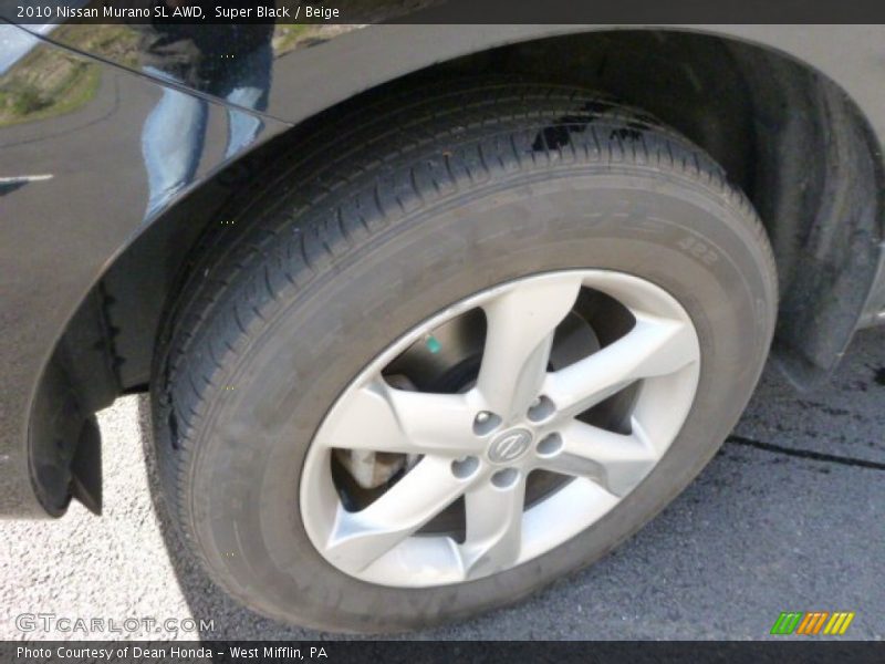 Super Black / Beige 2010 Nissan Murano SL AWD