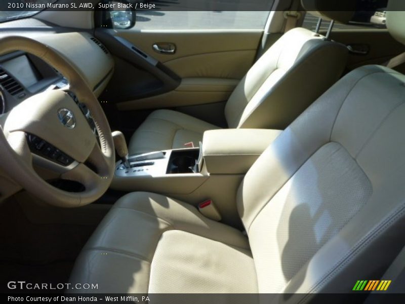 Super Black / Beige 2010 Nissan Murano SL AWD