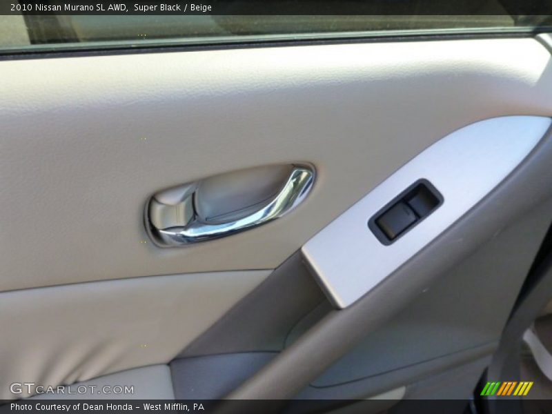Super Black / Beige 2010 Nissan Murano SL AWD
