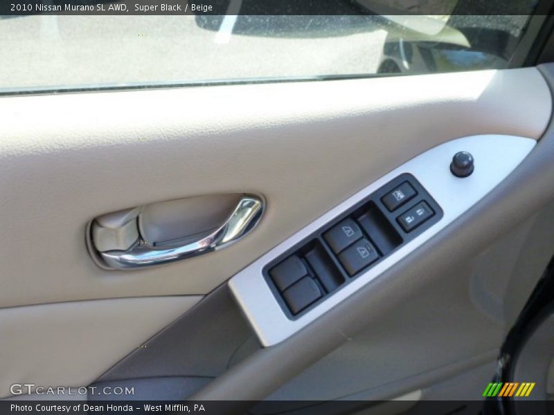 Super Black / Beige 2010 Nissan Murano SL AWD