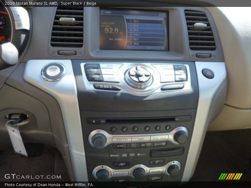Super Black / Beige 2010 Nissan Murano SL AWD