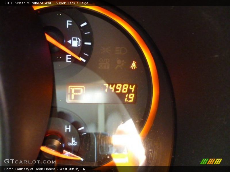 Super Black / Beige 2010 Nissan Murano SL AWD