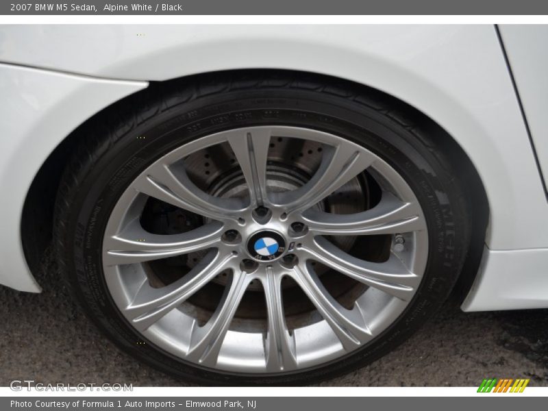 Alpine White / Black 2007 BMW M5 Sedan