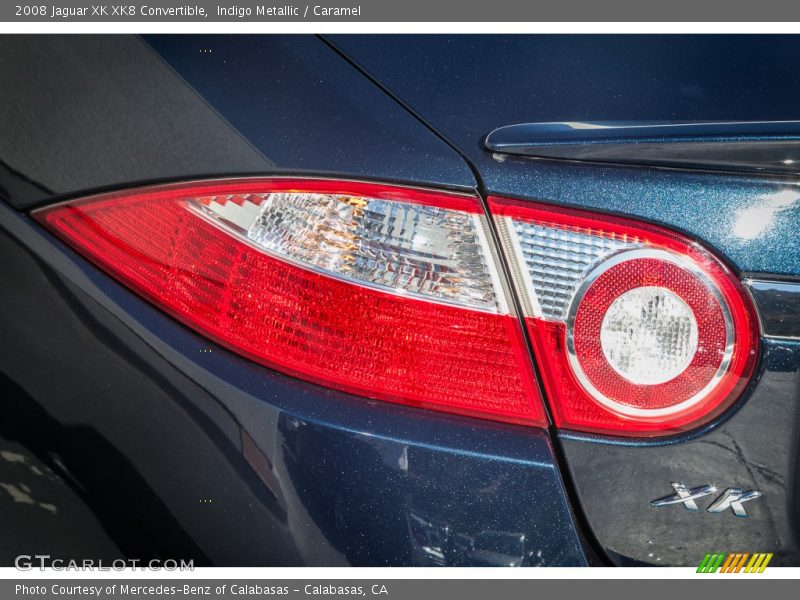 Indigo Metallic / Caramel 2008 Jaguar XK XK8 Convertible