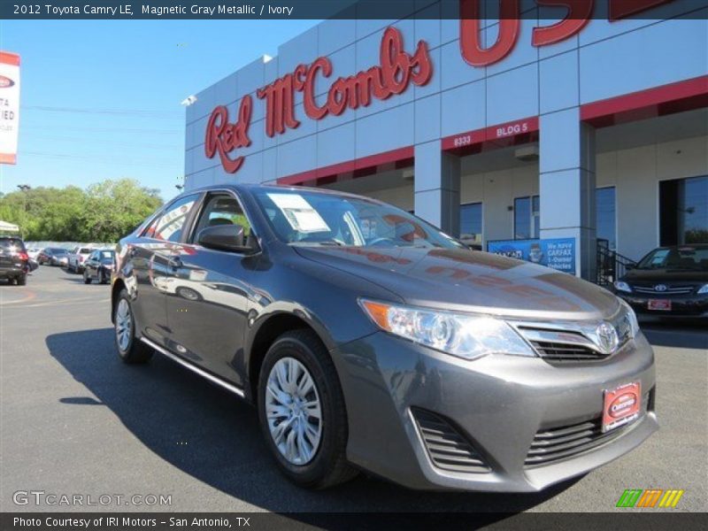 Magnetic Gray Metallic / Ivory 2012 Toyota Camry LE