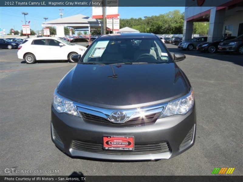 Magnetic Gray Metallic / Ivory 2012 Toyota Camry LE
