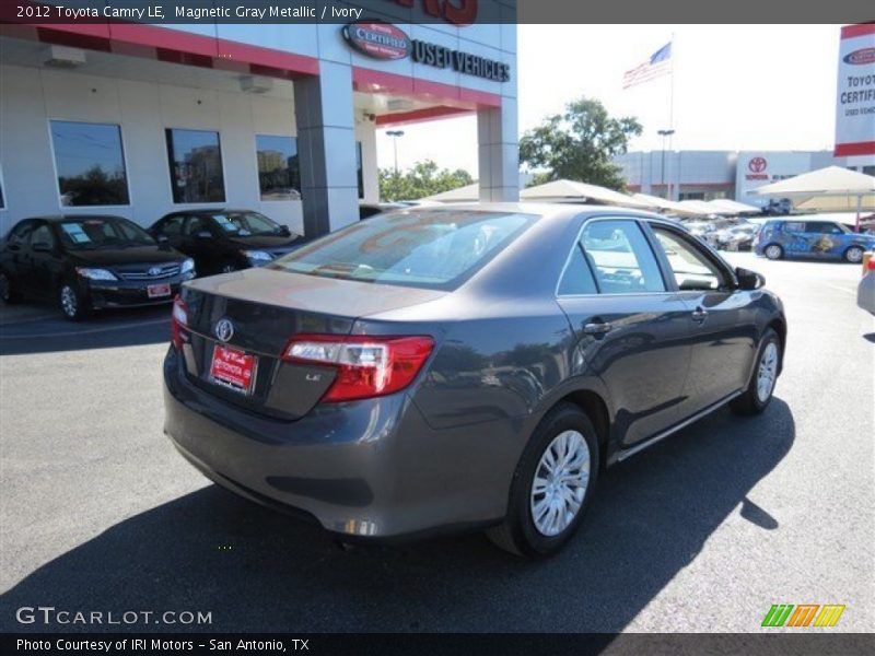 Magnetic Gray Metallic / Ivory 2012 Toyota Camry LE