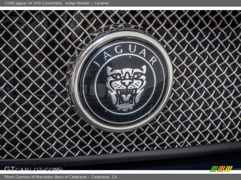 Indigo Metallic / Caramel 2008 Jaguar XK XK8 Convertible