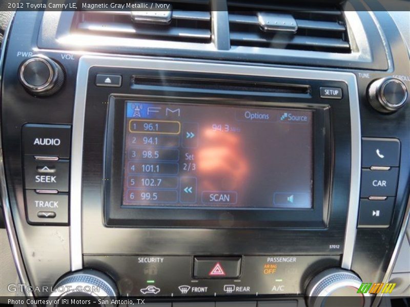 Magnetic Gray Metallic / Ivory 2012 Toyota Camry LE