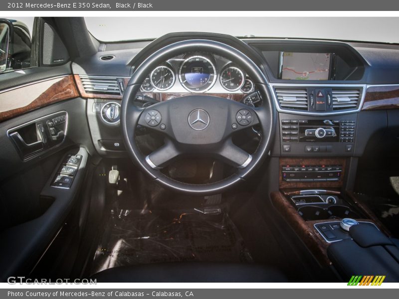 Black / Black 2012 Mercedes-Benz E 350 Sedan