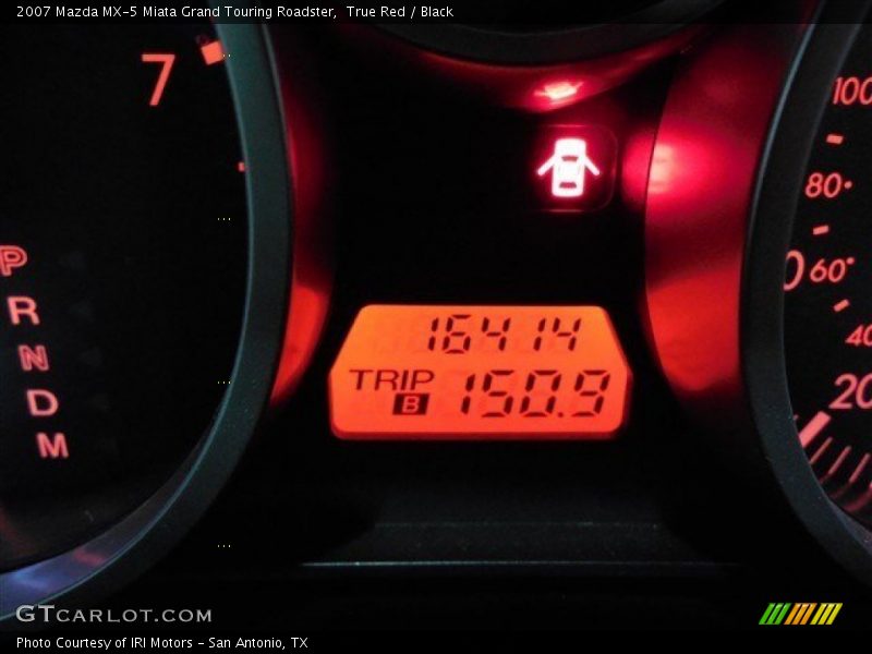 True Red / Black 2007 Mazda MX-5 Miata Grand Touring Roadster