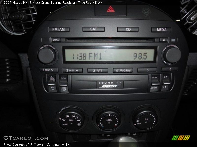 True Red / Black 2007 Mazda MX-5 Miata Grand Touring Roadster