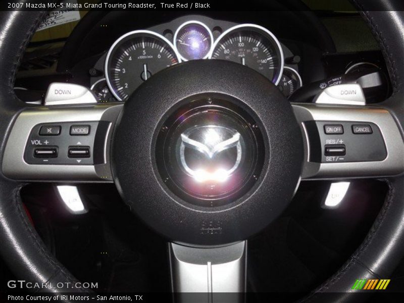 True Red / Black 2007 Mazda MX-5 Miata Grand Touring Roadster