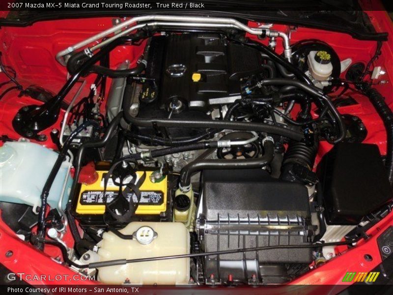 True Red / Black 2007 Mazda MX-5 Miata Grand Touring Roadster