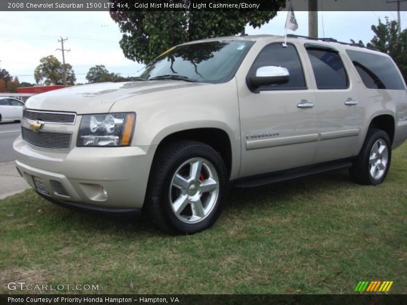 Gold Mist Metallic / Light Cashmere/Ebony 2008 Chevrolet Suburban 1500 LTZ 4x4