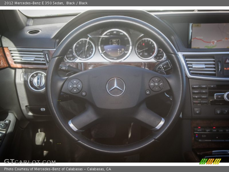 Black / Black 2012 Mercedes-Benz E 350 Sedan