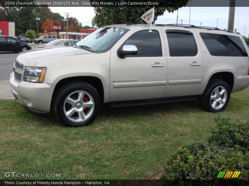 Gold Mist Metallic / Light Cashmere/Ebony 2008 Chevrolet Suburban 1500 LTZ 4x4