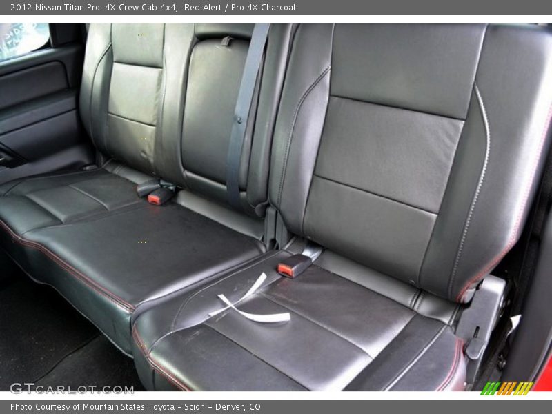 Red Alert / Pro 4X Charcoal 2012 Nissan Titan Pro-4X Crew Cab 4x4