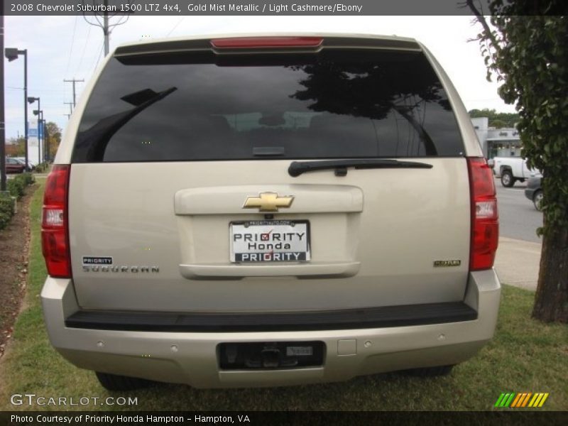 Gold Mist Metallic / Light Cashmere/Ebony 2008 Chevrolet Suburban 1500 LTZ 4x4