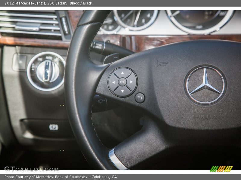 Black / Black 2012 Mercedes-Benz E 350 Sedan