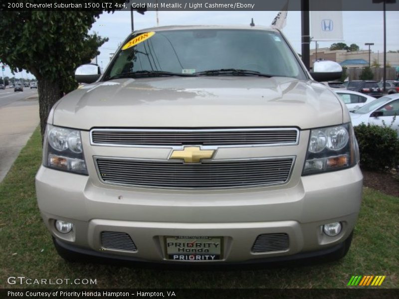Gold Mist Metallic / Light Cashmere/Ebony 2008 Chevrolet Suburban 1500 LTZ 4x4