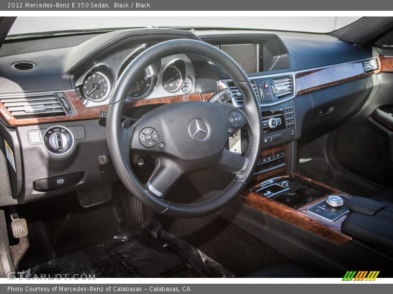 Black / Black 2012 Mercedes-Benz E 350 Sedan