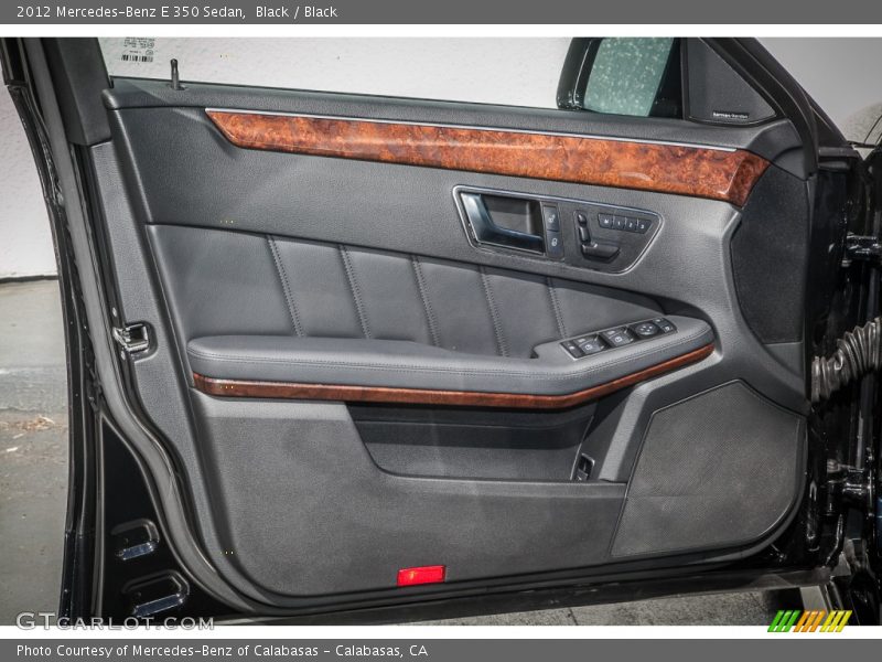 Black / Black 2012 Mercedes-Benz E 350 Sedan