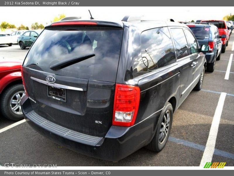 Midnight Black / Gray 2012 Kia Sedona EX