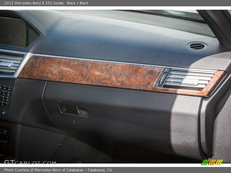 Black / Black 2012 Mercedes-Benz E 350 Sedan