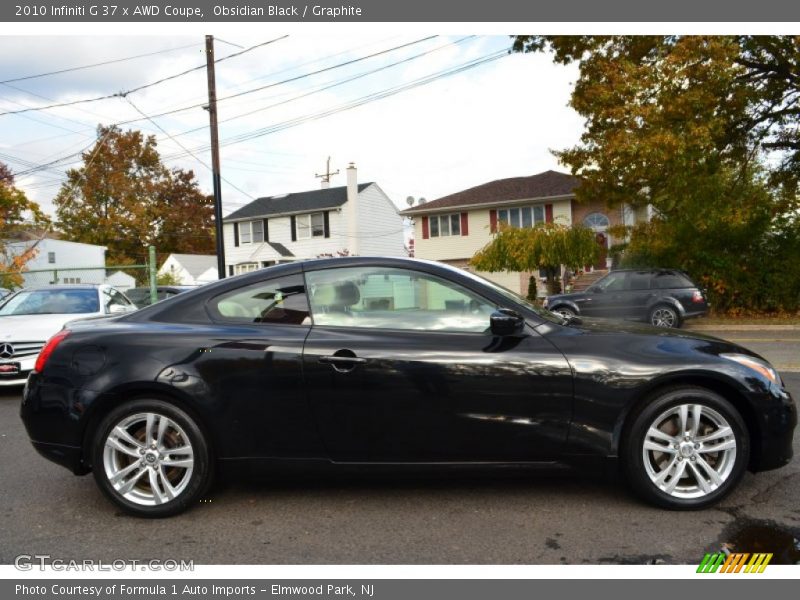 Obsidian Black / Graphite 2010 Infiniti G 37 x AWD Coupe