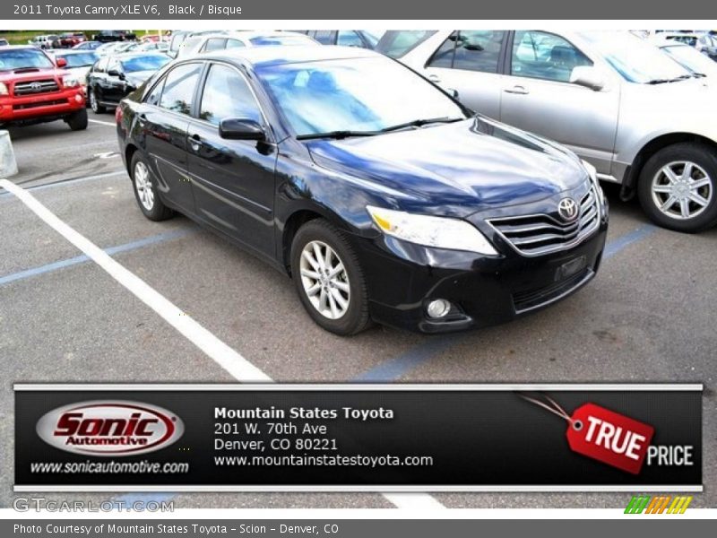 Black / Bisque 2011 Toyota Camry XLE V6