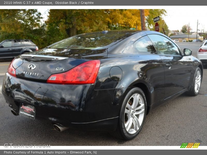 Obsidian Black / Graphite 2010 Infiniti G 37 x AWD Coupe