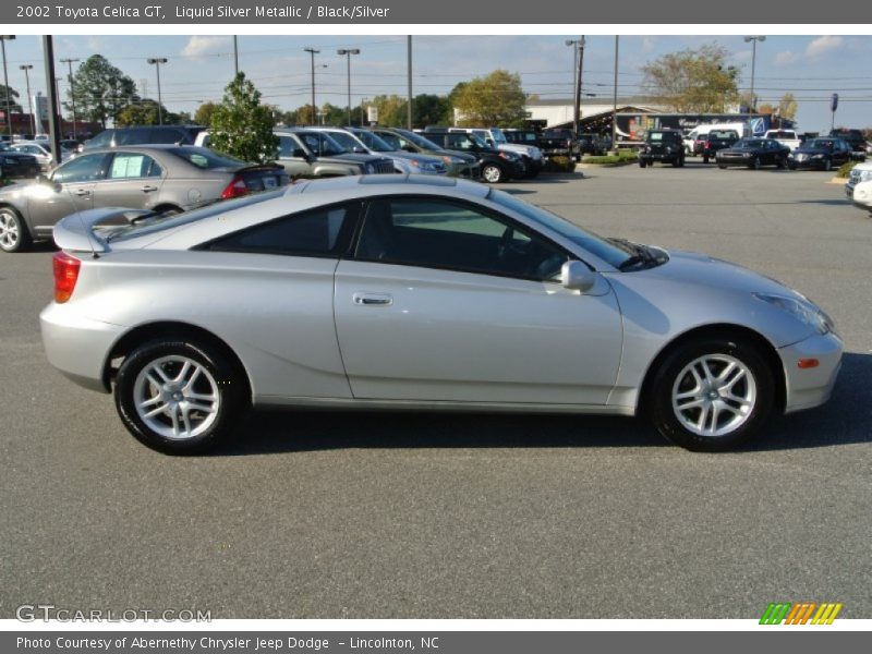 Liquid Silver Metallic / Black/Silver 2002 Toyota Celica GT