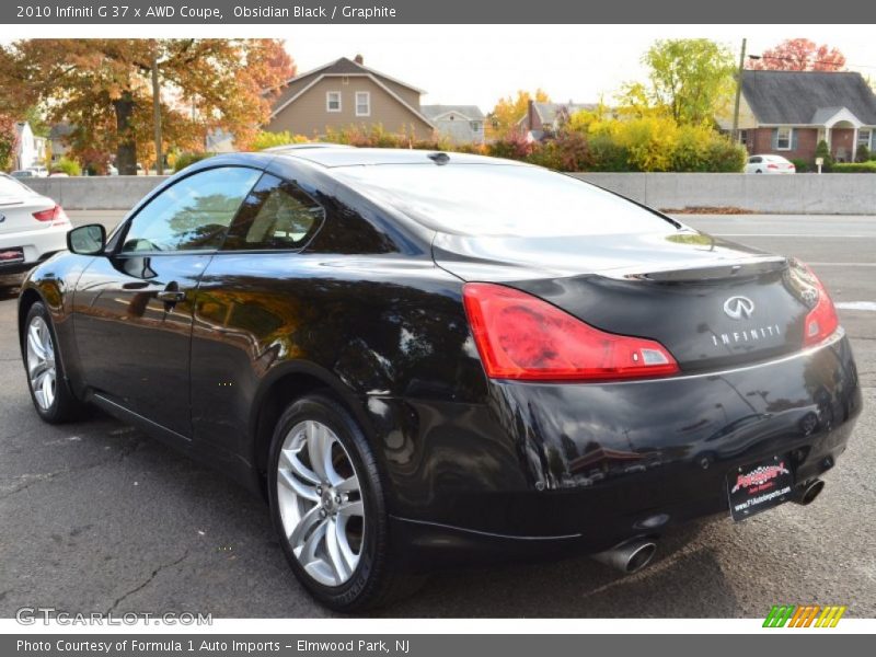 Obsidian Black / Graphite 2010 Infiniti G 37 x AWD Coupe