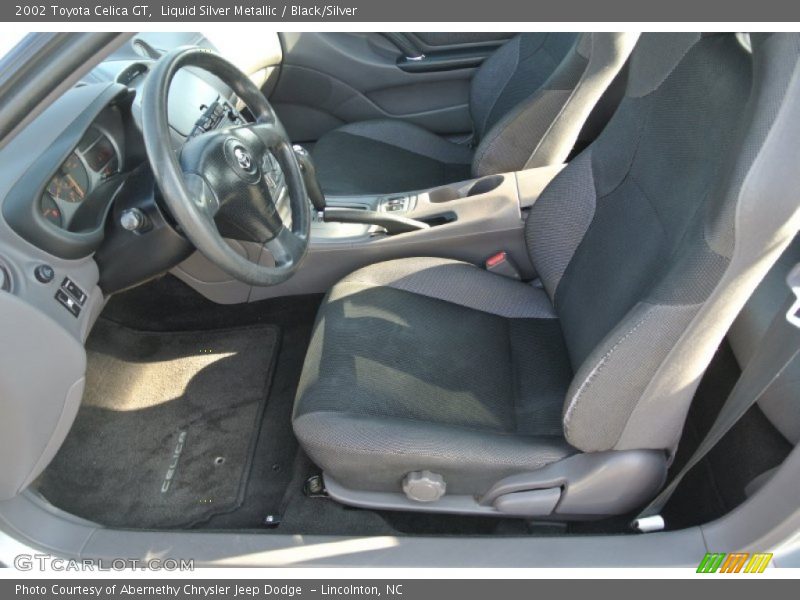 Liquid Silver Metallic / Black/Silver 2002 Toyota Celica GT