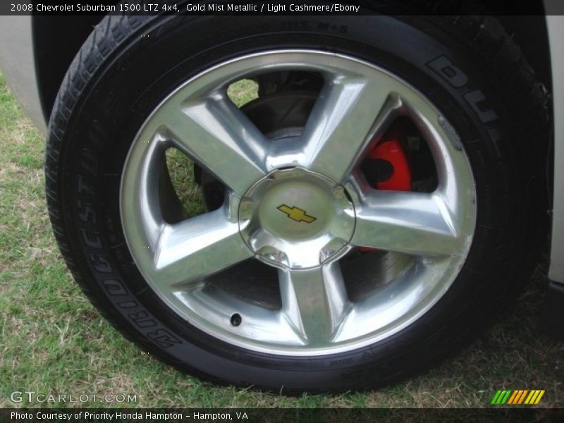 Gold Mist Metallic / Light Cashmere/Ebony 2008 Chevrolet Suburban 1500 LTZ 4x4