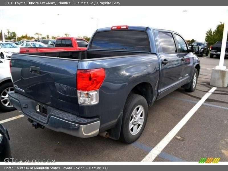 Nautical Blue Metallic / Graphite Gray 2010 Toyota Tundra CrewMax