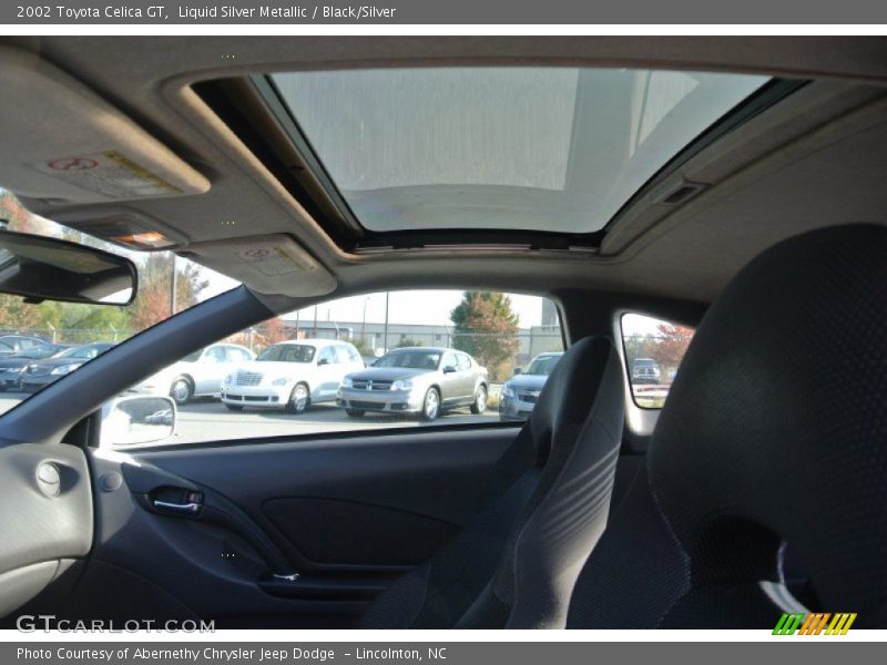 Liquid Silver Metallic / Black/Silver 2002 Toyota Celica GT