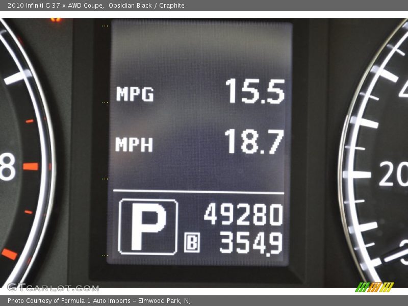Obsidian Black / Graphite 2010 Infiniti G 37 x AWD Coupe