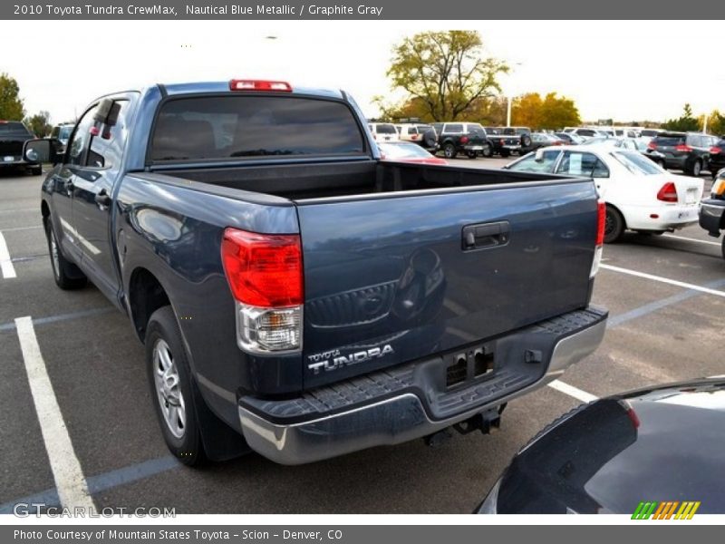 Nautical Blue Metallic / Graphite Gray 2010 Toyota Tundra CrewMax