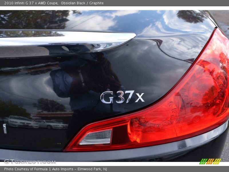 Obsidian Black / Graphite 2010 Infiniti G 37 x AWD Coupe