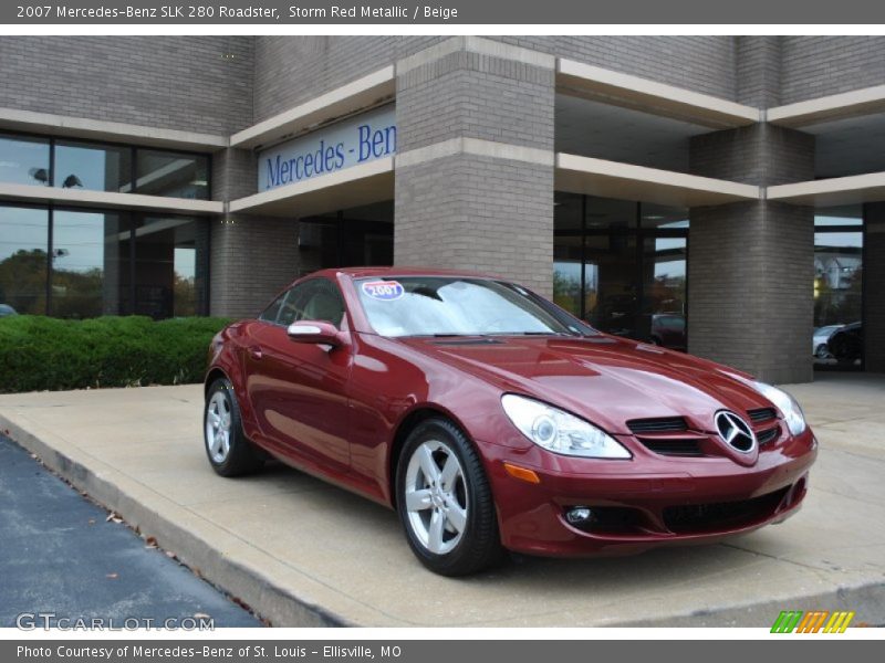 Front 3/4 View of 2007 SLK 280 Roadster