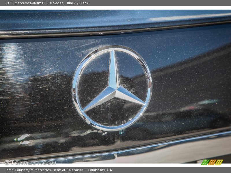 Black / Black 2012 Mercedes-Benz E 350 Sedan