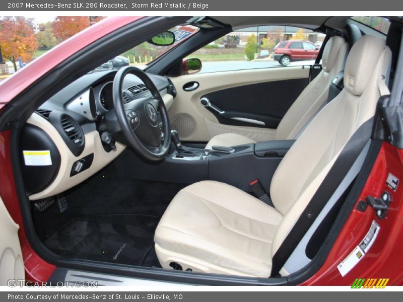  2007 SLK 280 Roadster Beige Interior