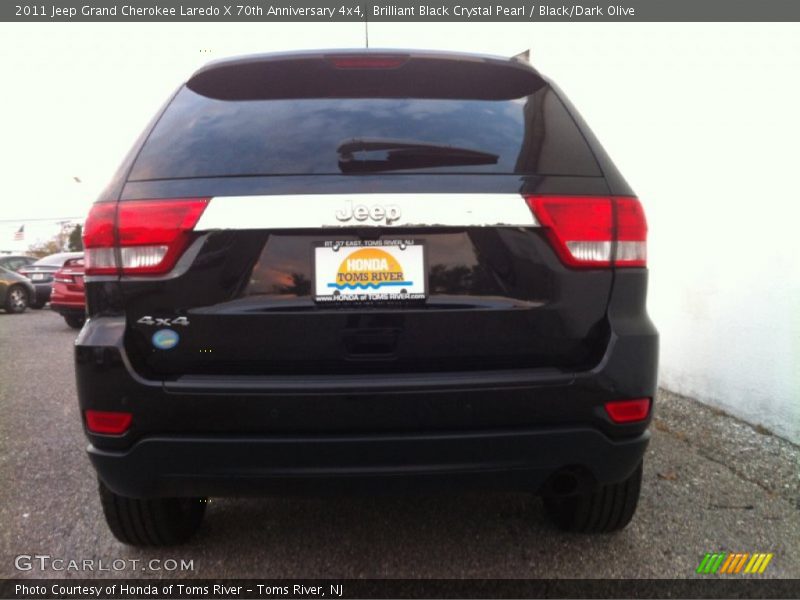 Brilliant Black Crystal Pearl / Black/Dark Olive 2011 Jeep Grand Cherokee Laredo X 70th Anniversary 4x4
