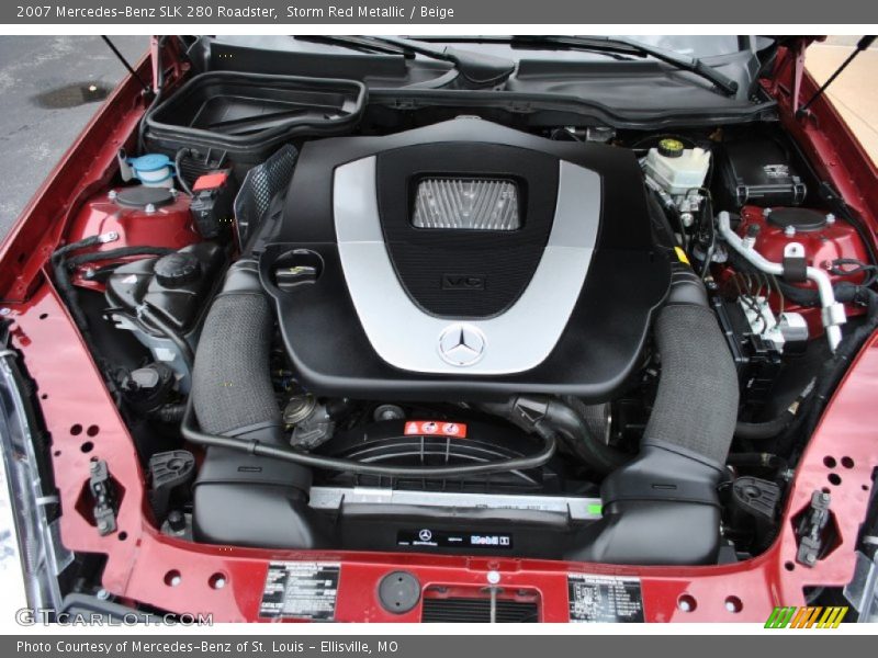  2007 SLK 280 Roadster Engine - 3.0 Liter DOHC 24-Valve VVT V6