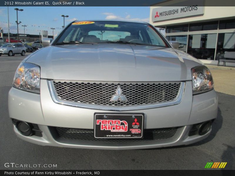 Quick Silver / Black 2012 Mitsubishi Galant ES