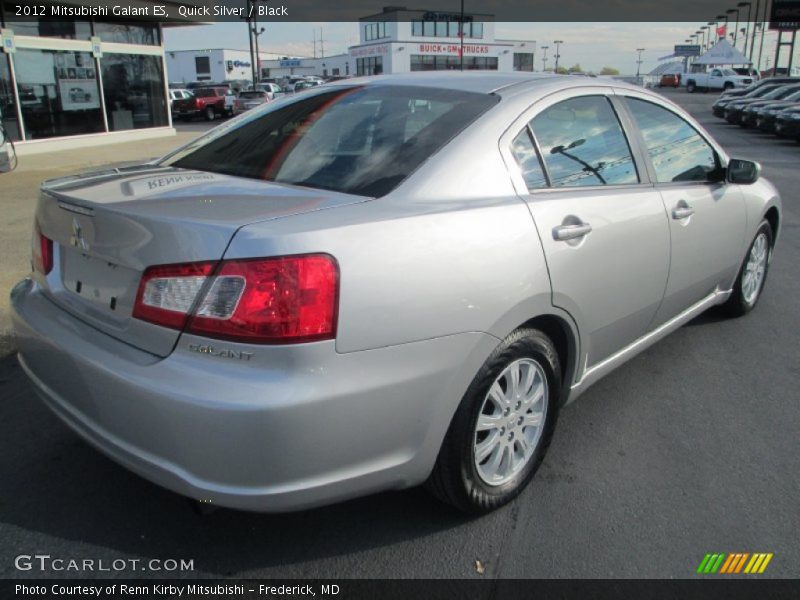 Quick Silver / Black 2012 Mitsubishi Galant ES