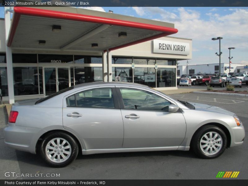 Quick Silver / Black 2012 Mitsubishi Galant ES