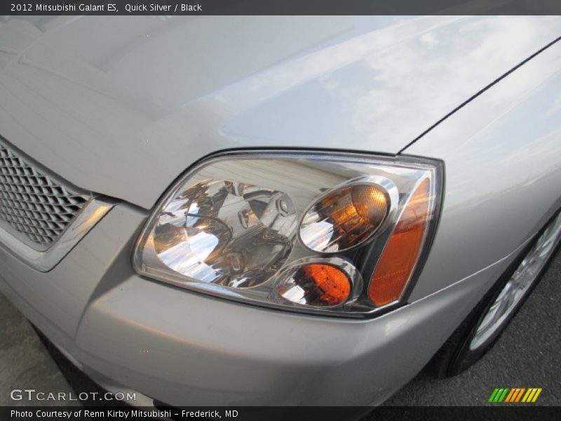 Quick Silver / Black 2012 Mitsubishi Galant ES